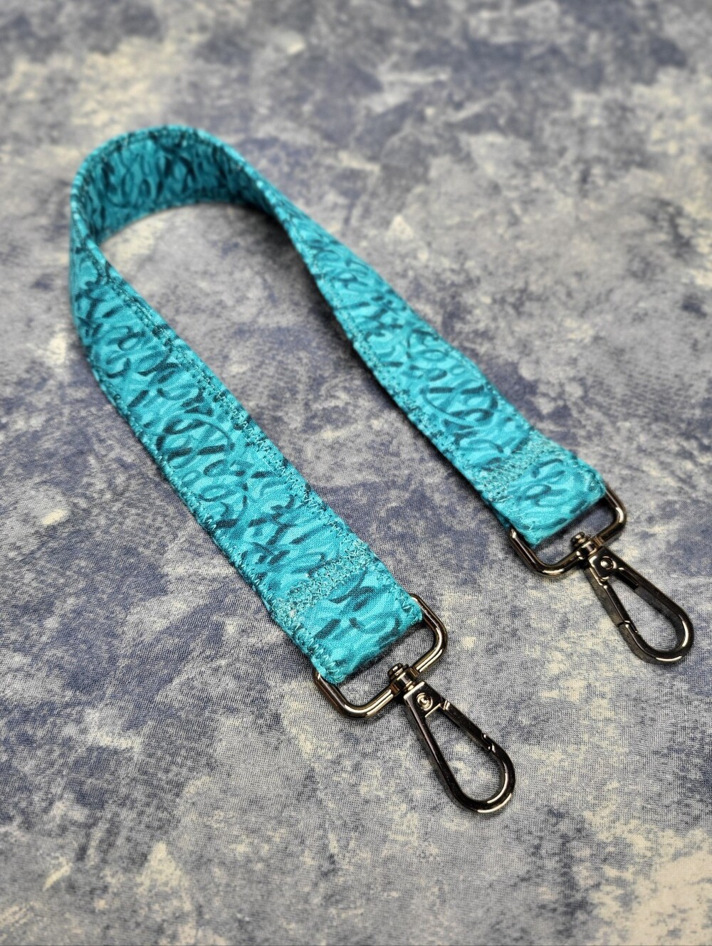 Pull Strap For Service Dogs _ Teal Ribbon Awareness _ SD Gear